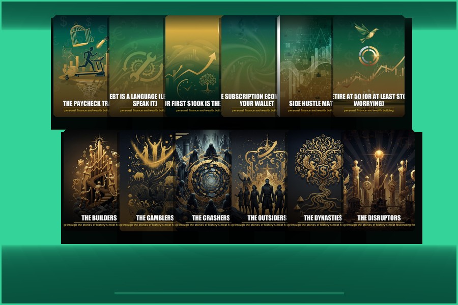 Complete Finance Collection — 12 Books on Money, Wealth & Financial Freedom