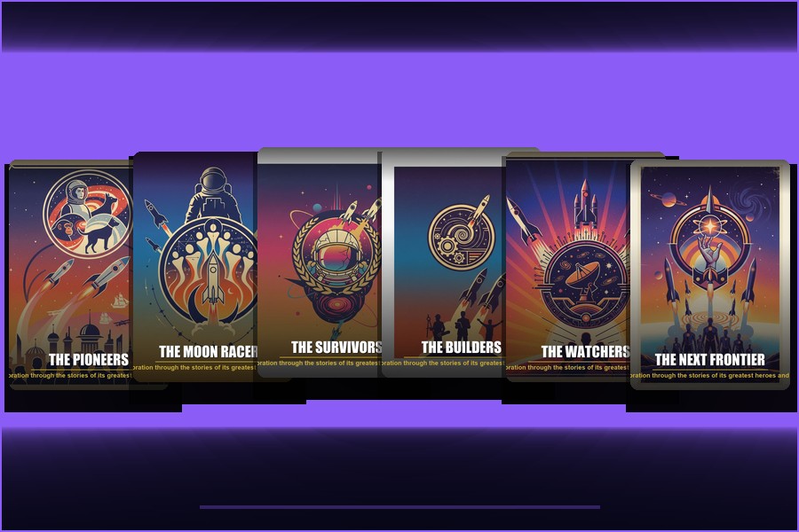 Space Missions Complete Collection – All 6 Books (EN Bundle)