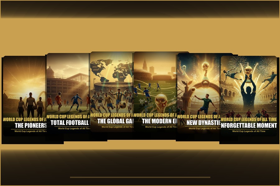 World Cup Legends of All Time Complete Collection (EN) — 6-Book Bundle